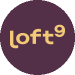 Logo loft9 - eat. share. rooftop moments