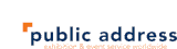 Logo Public Address Exhibition & Design GmbH