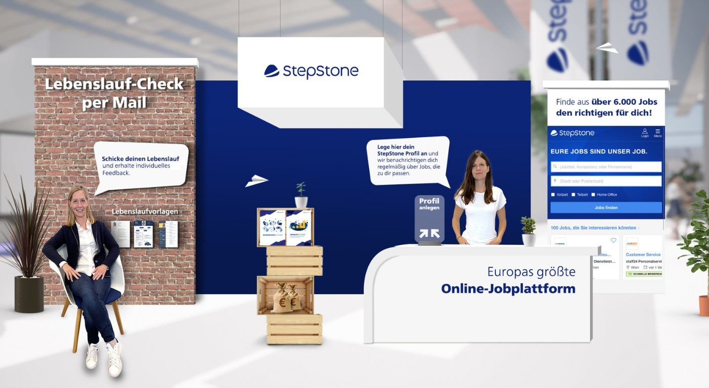 StepStone Stand auf der YOUR NEXT STEP