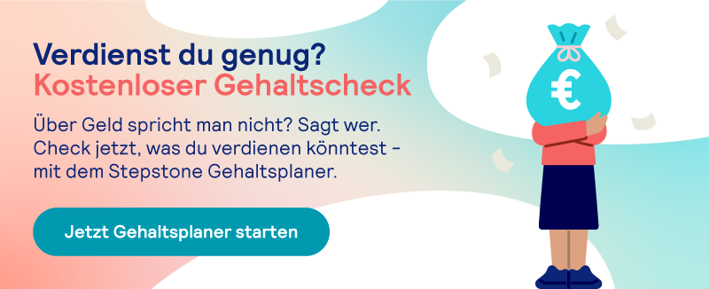 Verdienst du genug? Kostenloser Gehaltscheck. Über Geld spricht man nicht? Sagt wer. Check jetzt, was du verdienen könntest - mit dem Stepstone Gehaltsplaner. Jetzt starten.