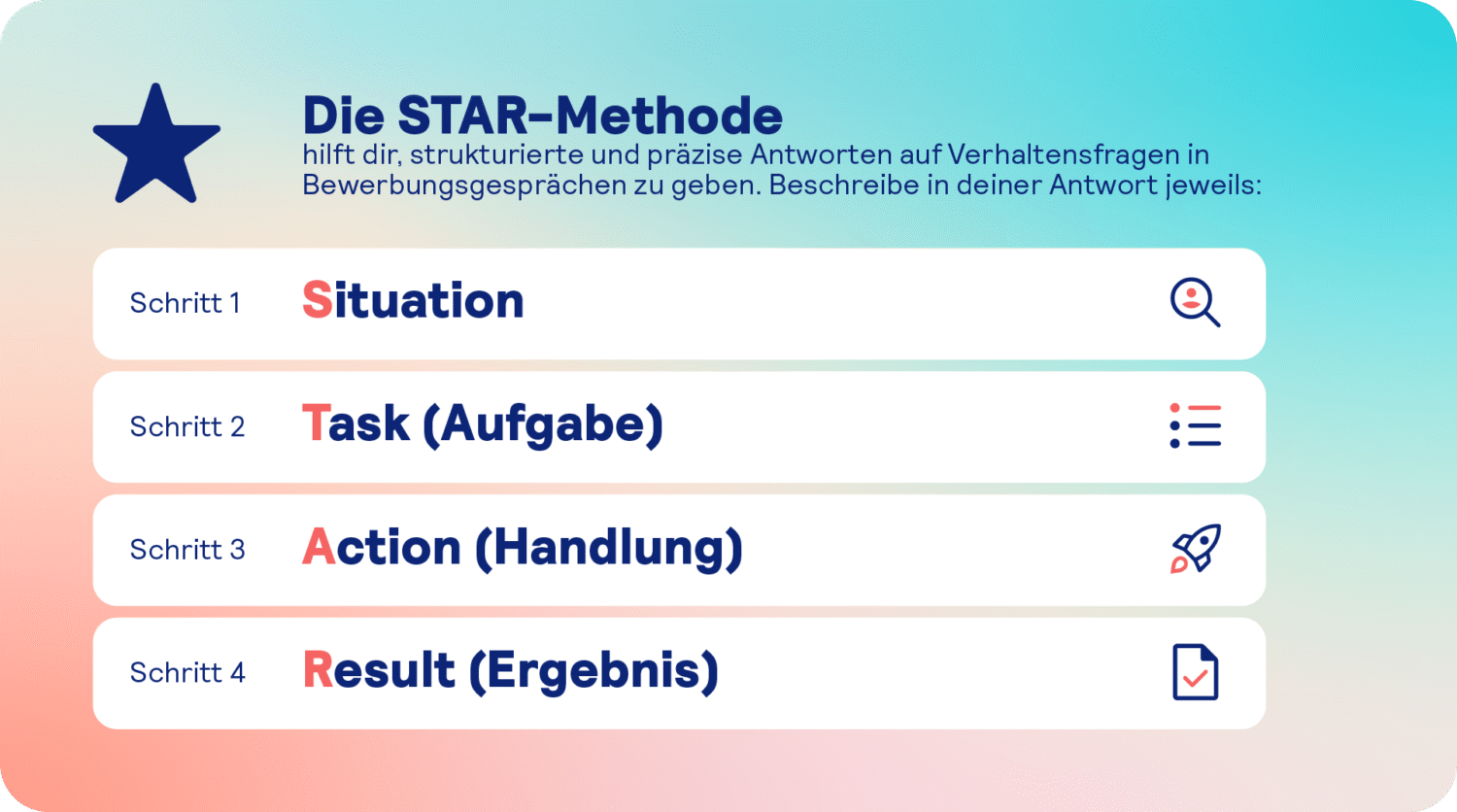 STAR-Methode im Recruiting: 50+ Fragen für strukturierte ...